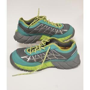 CATERPILLAR Women's ERGO Composite Toe Safety Shoes Grey/Green US Size 7.5